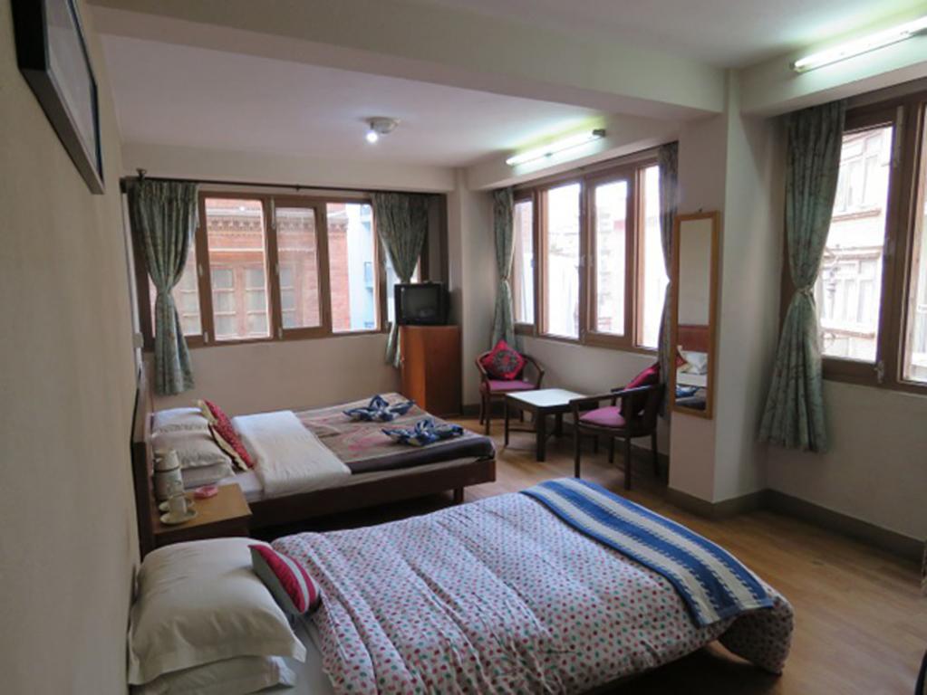 Stupa Guest House กาฐมาณฑุ ภายนอก รูปภาพ